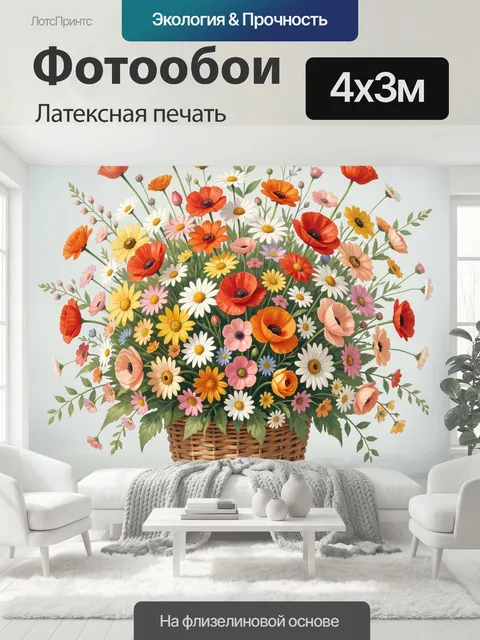 400 × 300 см · Латексная печать