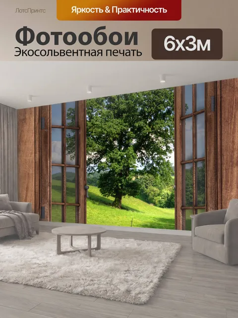 600 × 300 см · Экосольвентная печать