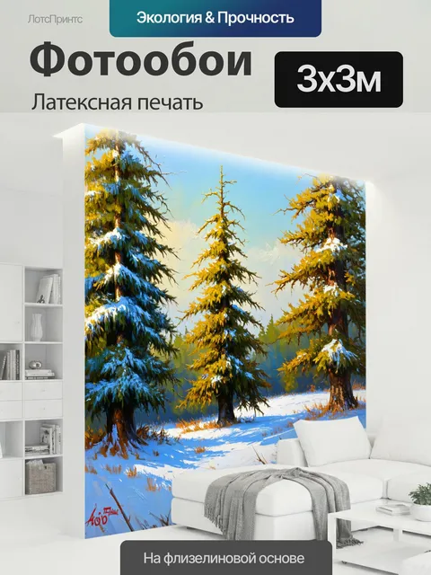 300 × 300 см · Латексная печать