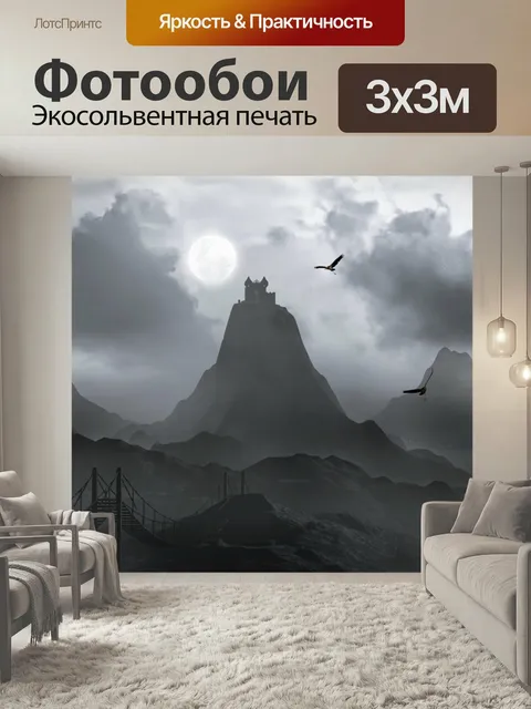 300 × 300 см · Экосольвентная печать