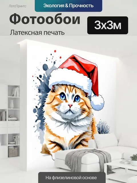 300 × 300 см · Латексная печать