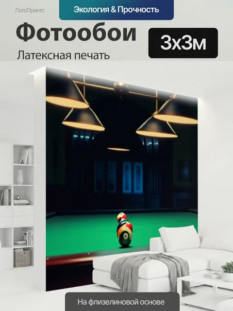 300 × 300 см · Латексная печать