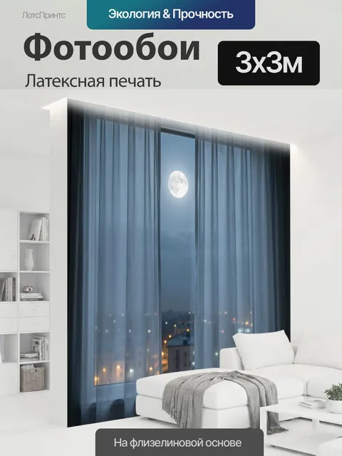 300 × 300 см · Латексная печать