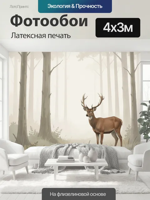 400 × 300 см · Латексная печать