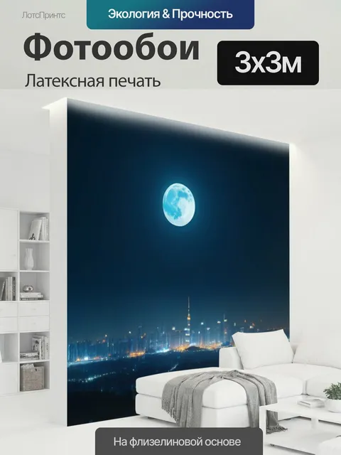 300 × 300 см · Латексная печать