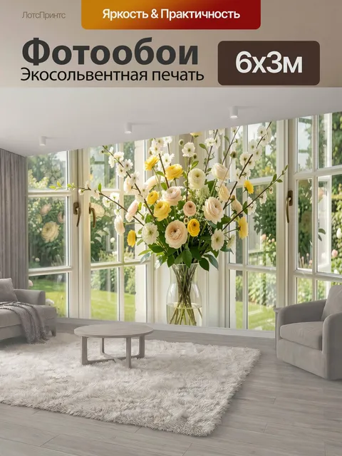 600 × 300 см · Экосольвентная печать