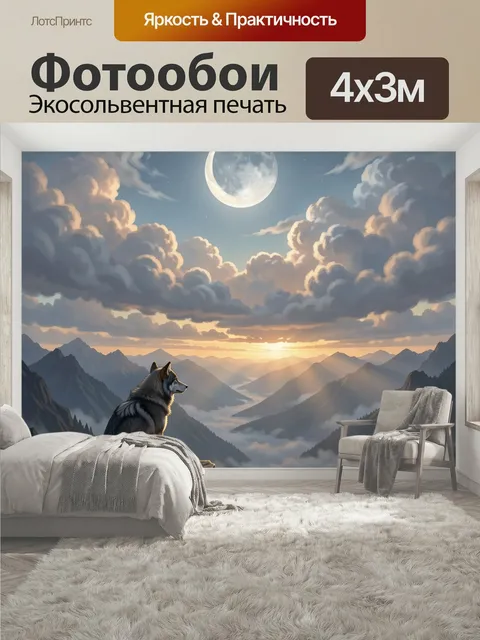 400 × 300 см · Экосольвентная печать