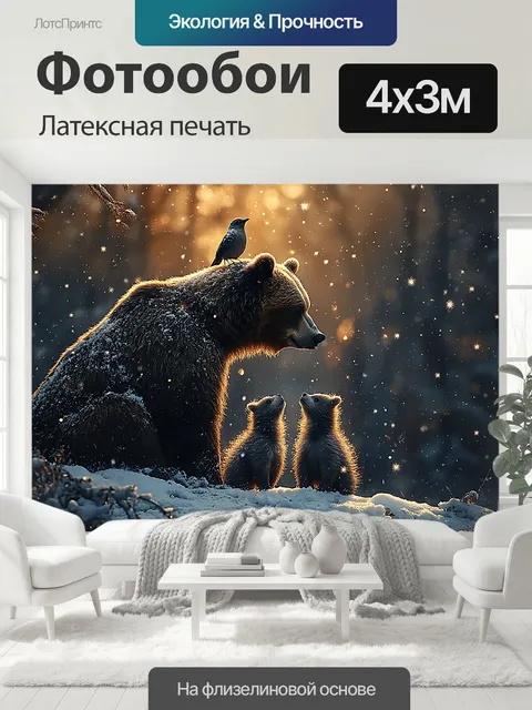 400 × 300 см · Латексная печать