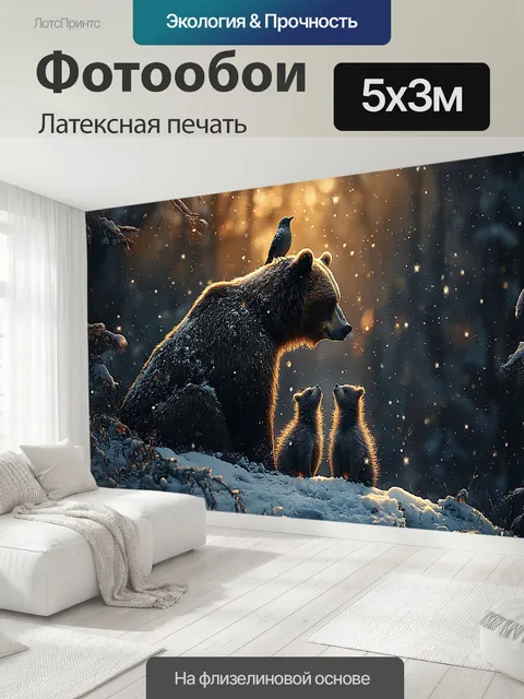 500 × 300 см · Латексная печать