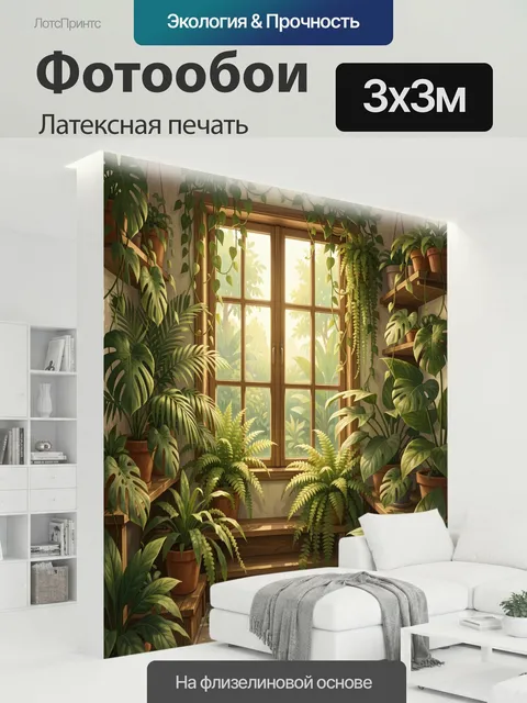 300 × 300 см · Латексная печать