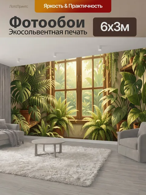 600 × 300 см · Экосольвентная печать