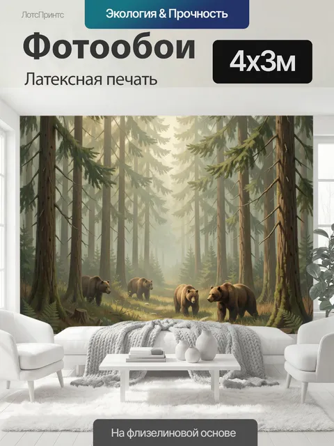 400 × 300 см · Латексная печать