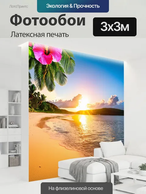 300 × 300 см · Латексная печать