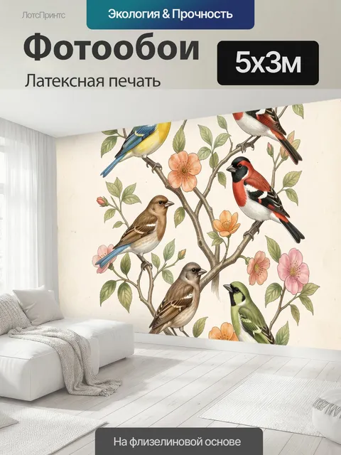 500 × 300 см · Латексная печать
