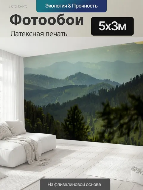 500 × 300 см · Латексная печать