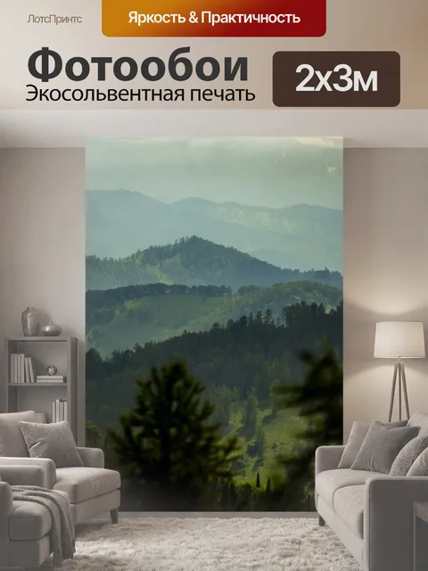 200 × 300 см · Экосольвентная печать