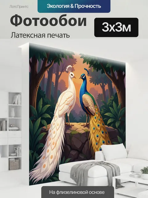 300 × 300 см · Латексная печать