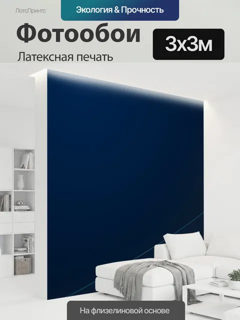 300 × 300 см · Латексная печать