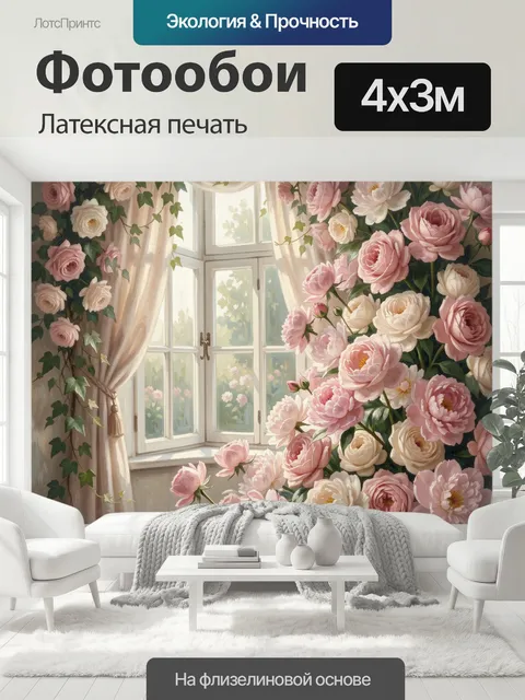 400 × 300 см · Латексная печать