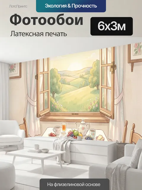 600 × 300 см · Латексная печать
