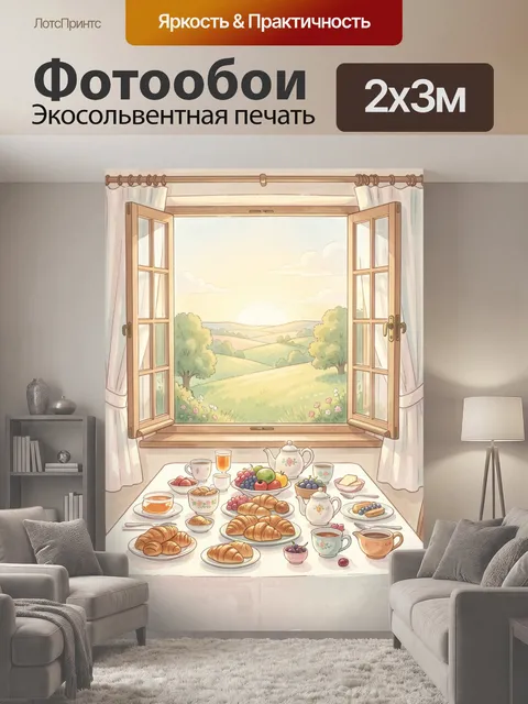 200 × 300 см · Экосольвентная печать