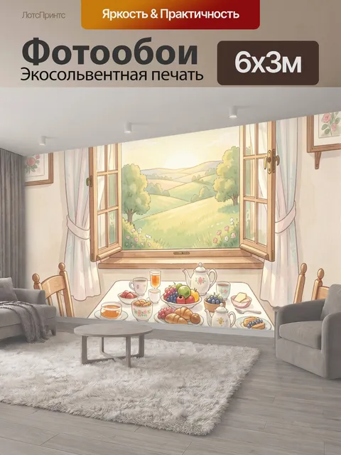 600 × 300 см · Экосольвентная печать