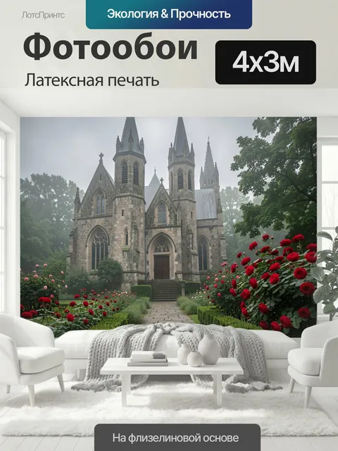 400 × 300 см · Латексная печать