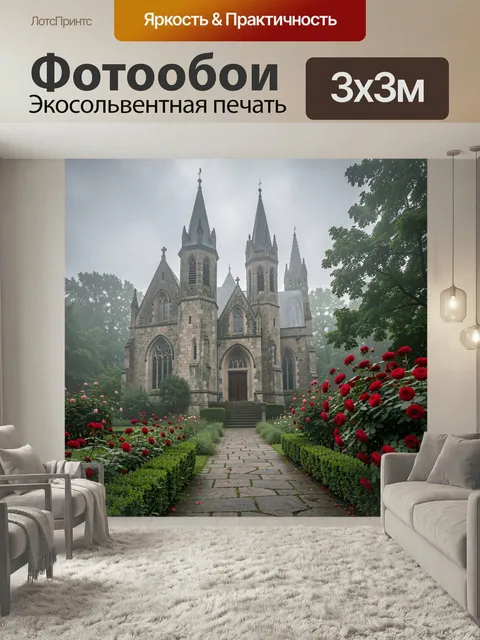 300 × 300 см · Экосольвентная печать