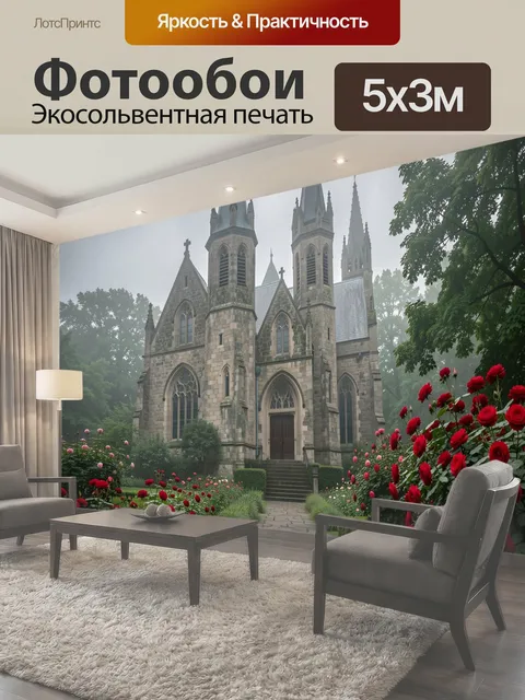 500 × 300 см · Экосольвентная печать