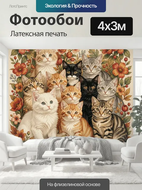 400 × 300 см · Латексная печать