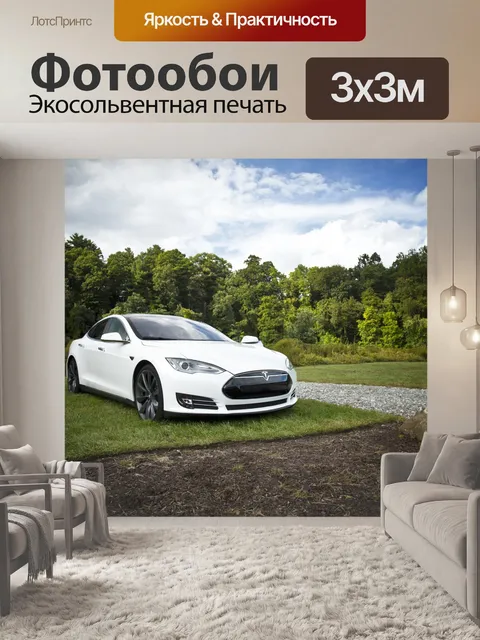 Фотообои Машина, электрический, тесла