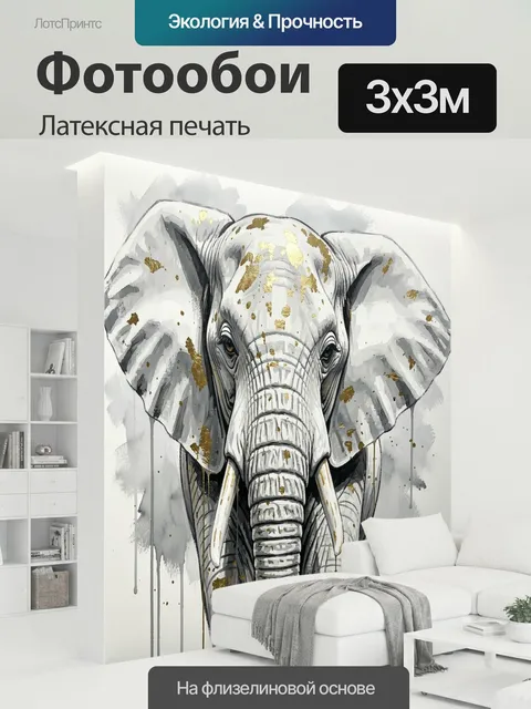 300 × 300 см · Латексная печать