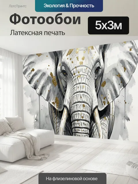 500 × 300 см · Латексная печать