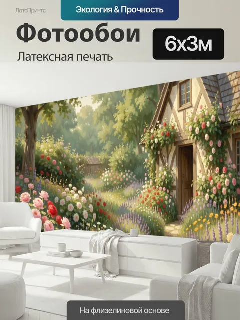 600 × 300 см · Латексная печать