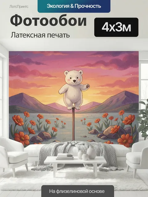 400 × 300 см · Латексная печать