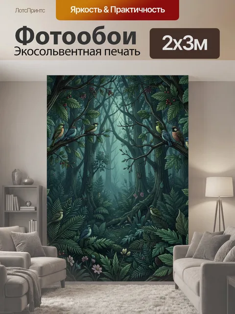200 × 300 см · Экосольвентная печать