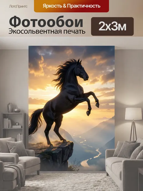 200 × 300 см · Экосольвентная печать