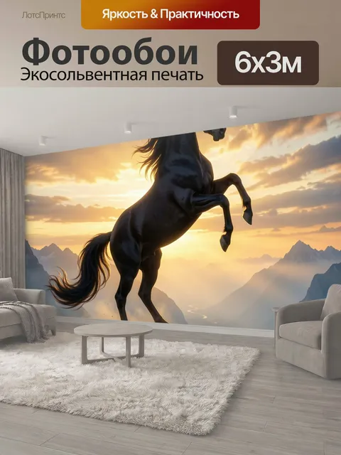 600 × 300 см · Экосольвентная печать
