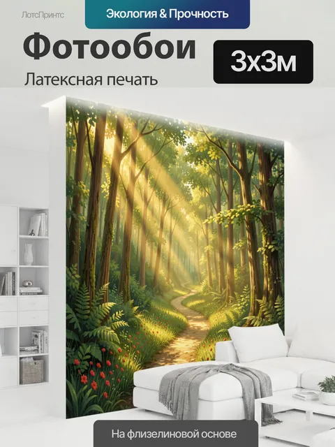 300 × 300 см · Латексная печать