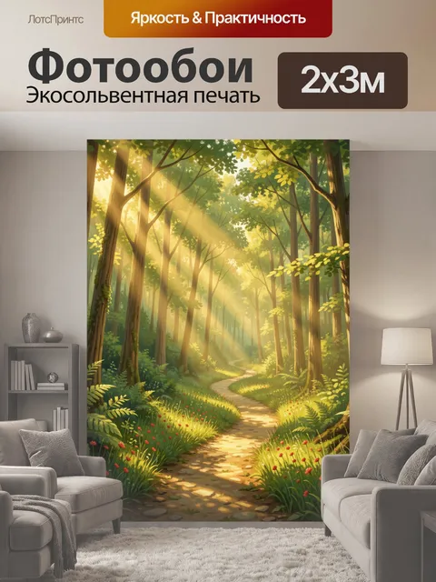200 × 300 см · Экосольвентная печать