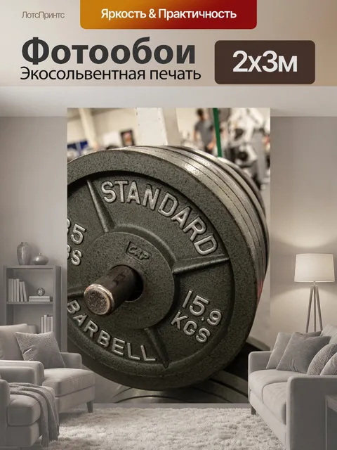 200 × 300 см · Экосольвентная печать