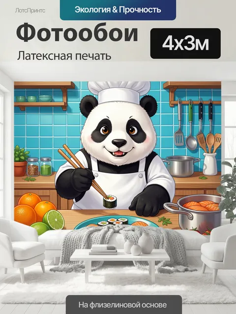 400 × 300 см · Латексная печать