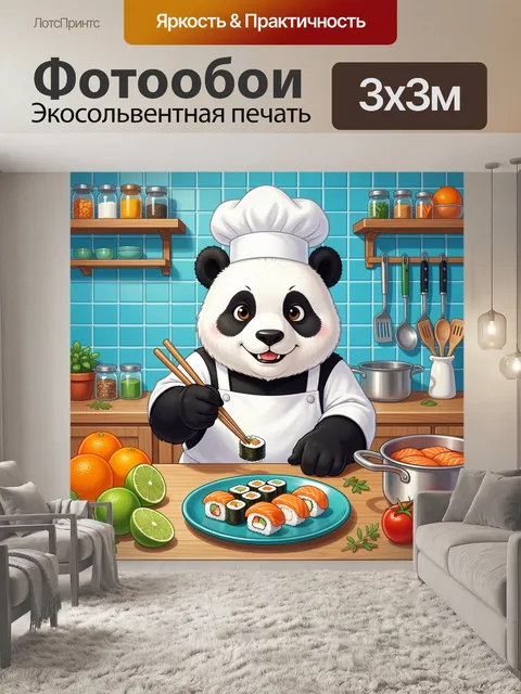 300 × 300 см · Экосольвентная печать