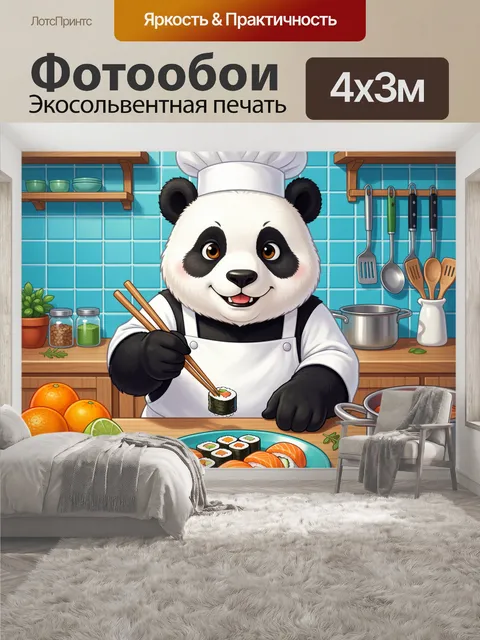 400 × 300 см · Экосольвентная печать