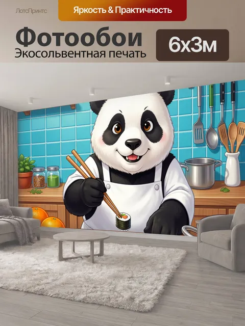 600 × 300 см · Экосольвентная печать
