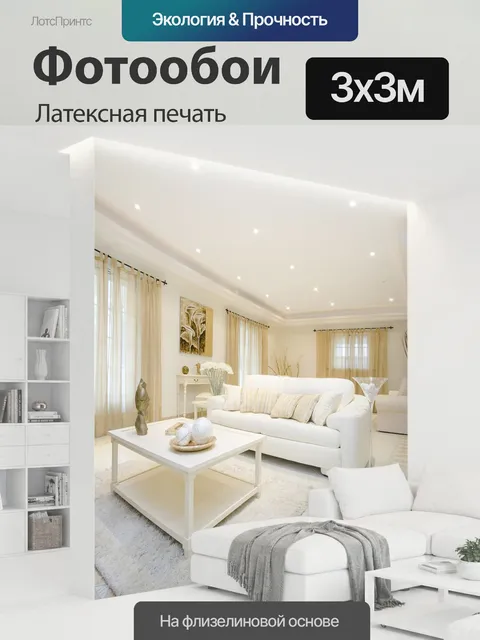 300 × 300 см · Латексная печать