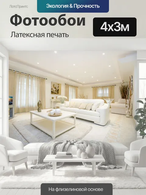 400 × 300 см · Латексная печать