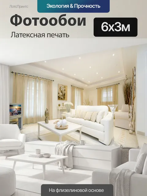 600 × 300 см · Латексная печать