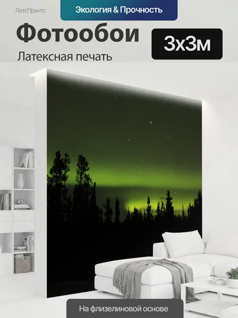 300 × 300 см · Латексная печать