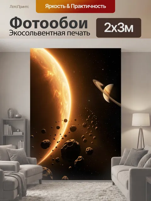 200 × 300 см · Экосольвентная печать